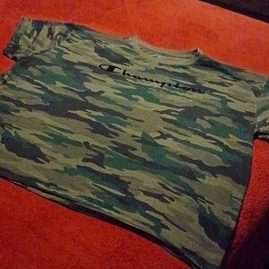 Champion Camouflage Sleeve Tee Sz. Mns. 2X